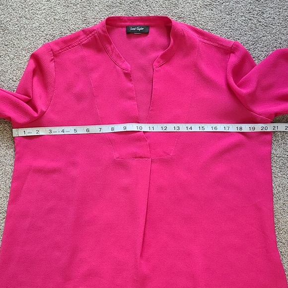 Lord & Taylor Blouse (sz M, pink) - Picture 5 of 5